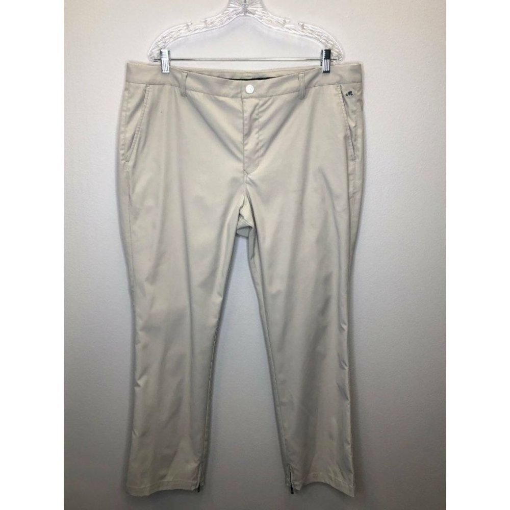 Bonobos Mens Straight Leg Golf Pants Beige Size 40